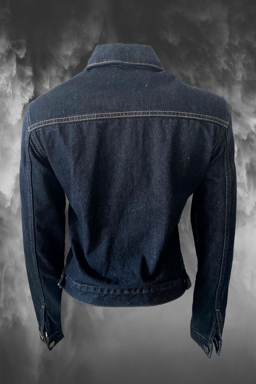 Kırmızı ve Gold Boncuk Detaylı Koyu Renk Ceket