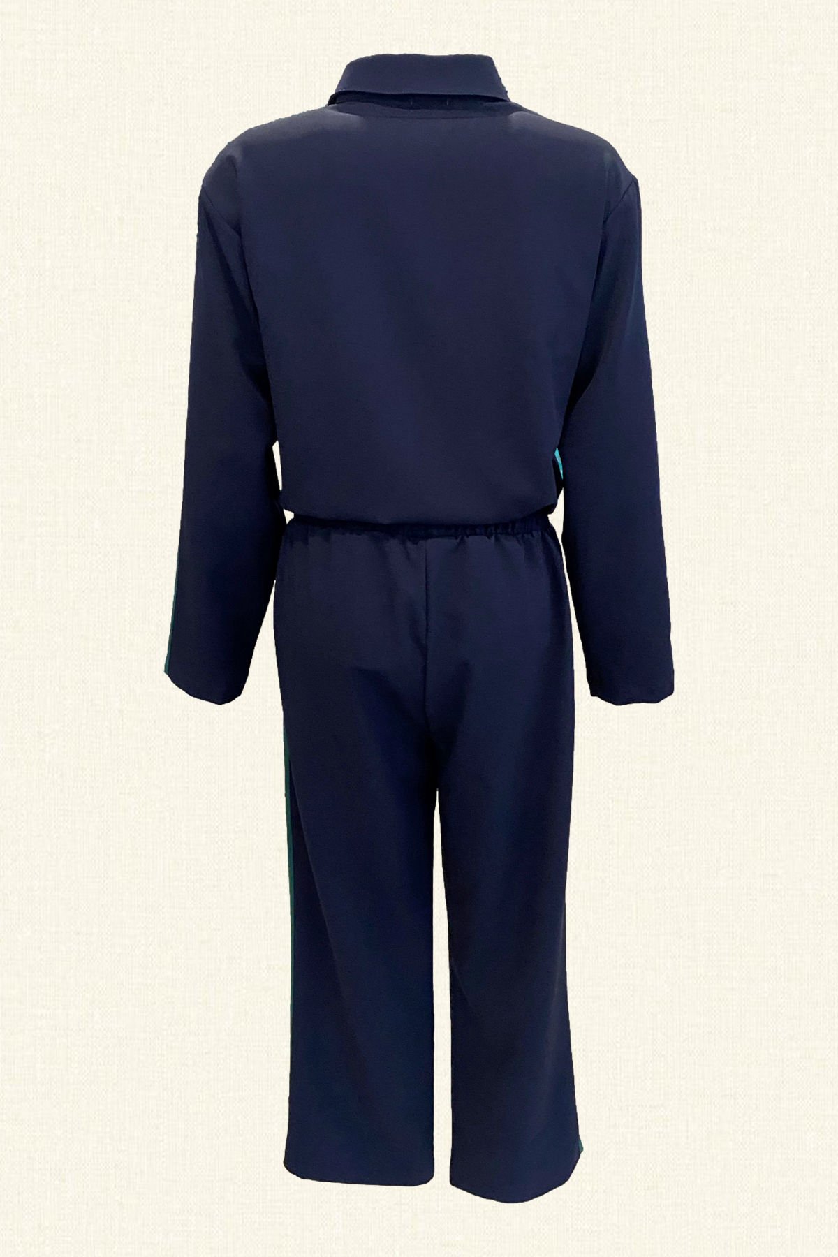 Yengeç Detaylı Lacivert Takım