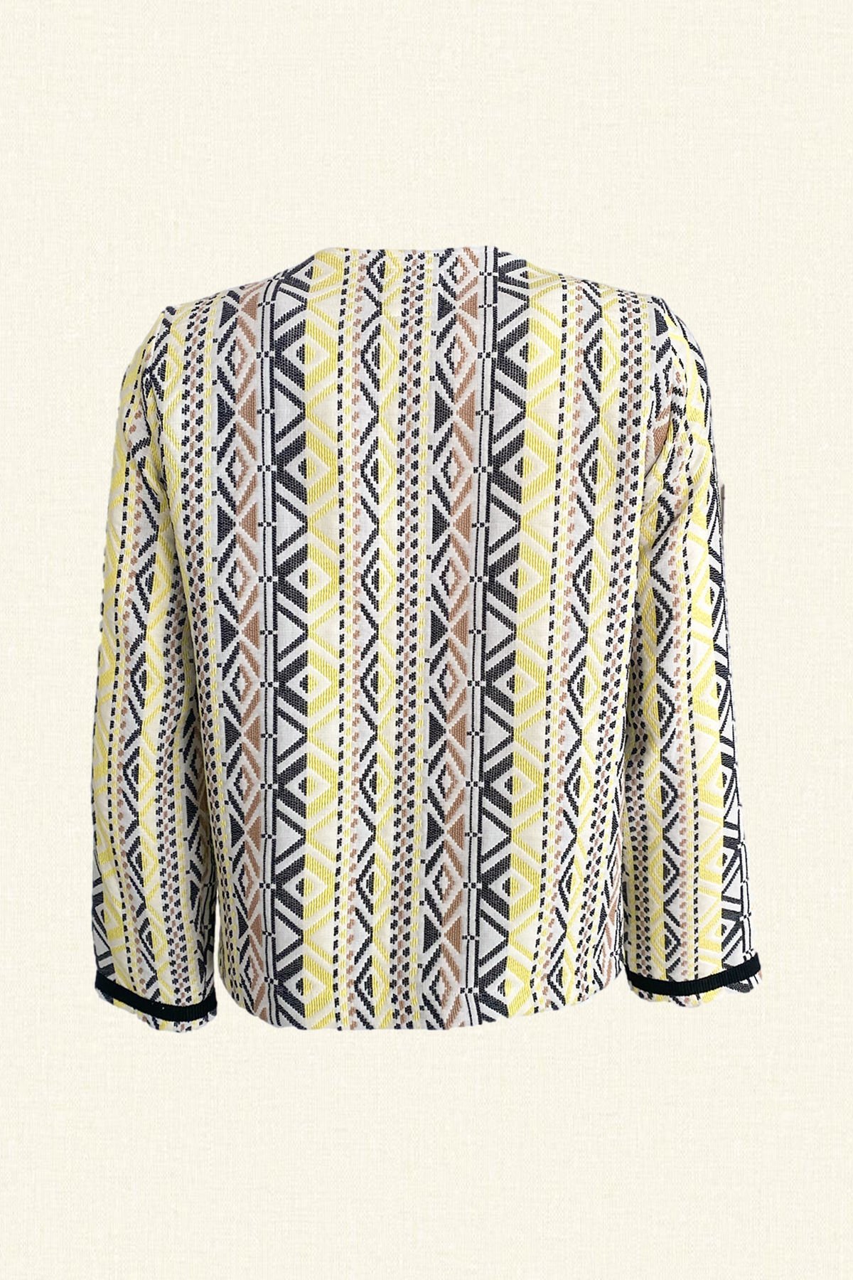 Siyah Püskül Otantik Ceket